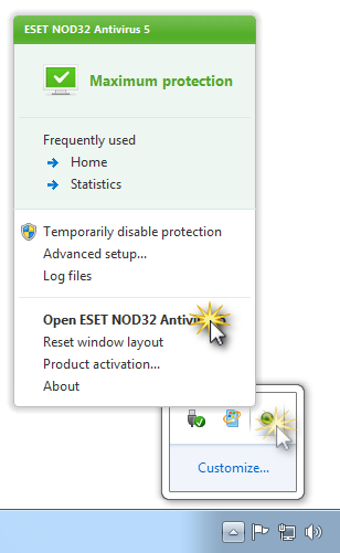 Open configuration
