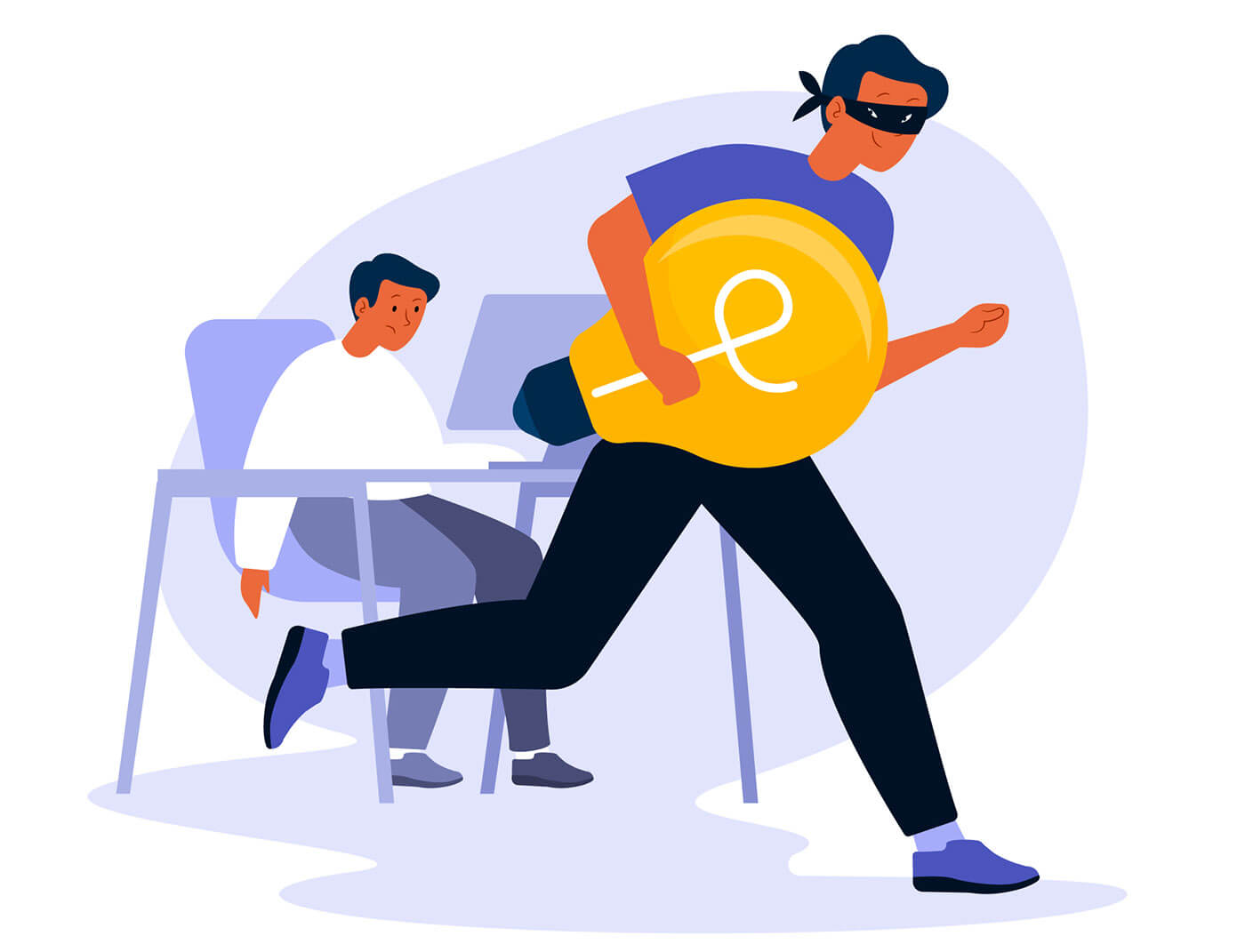 Insider stealing intellectual property and business ideas