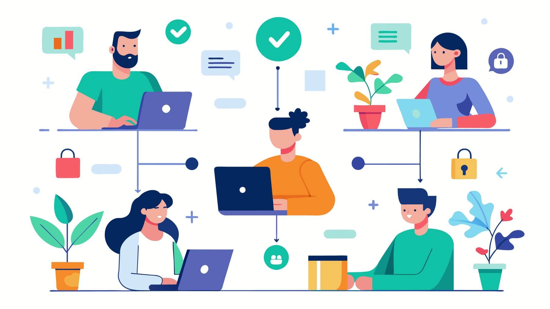 Remote work benefits and limitations of employee monitoring software