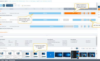 Employees attendance report in webapp